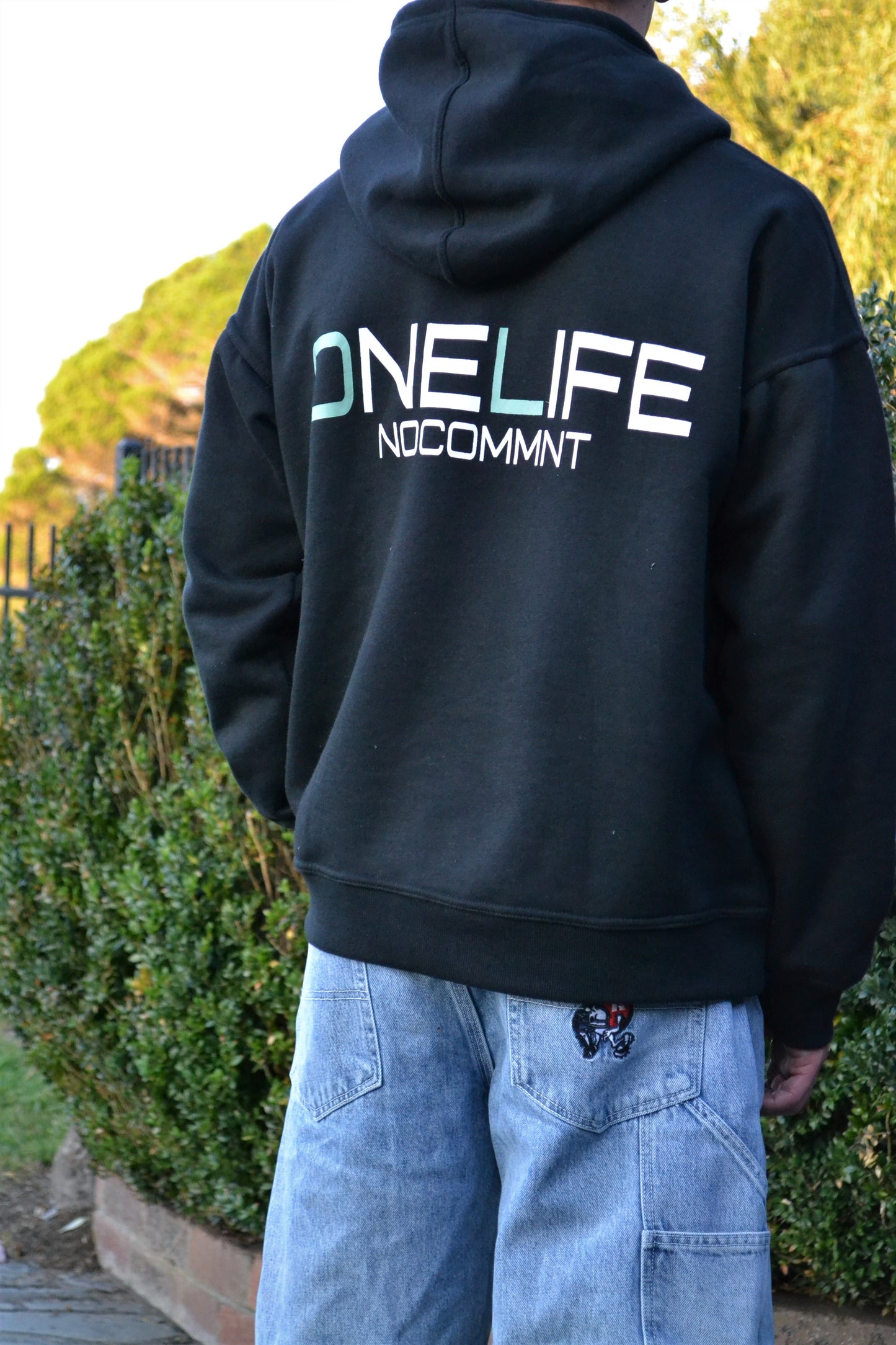 Black and Green What Could Possibly Go Wrong Hoodie