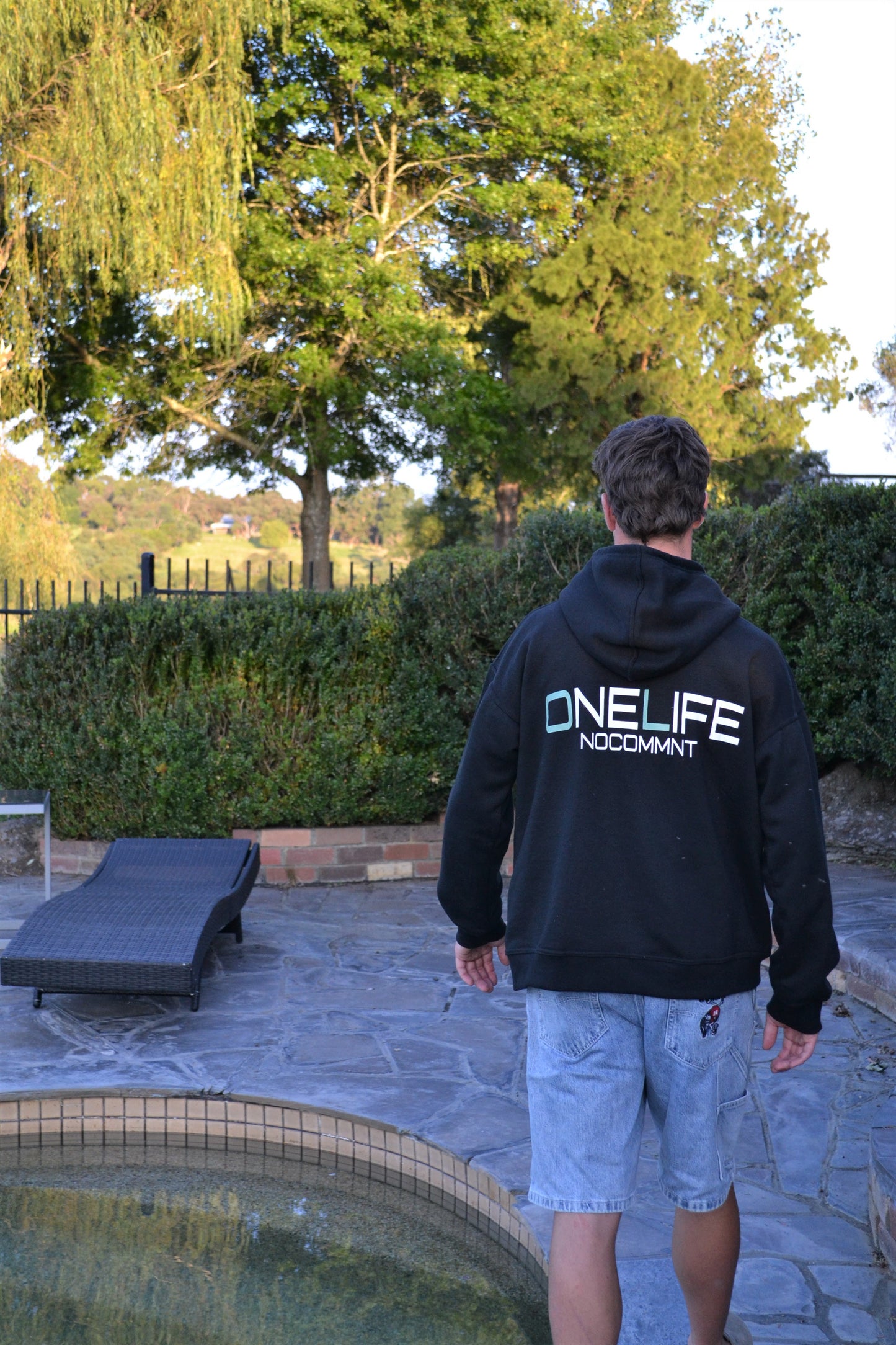 Black and Green What Could Possibly Go Wrong Hoodie